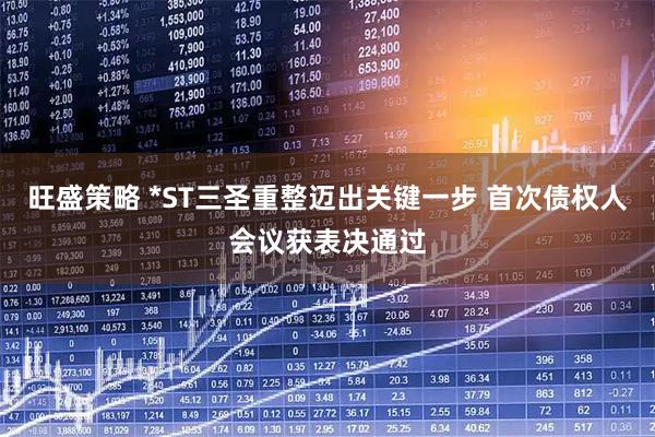 旺盛策略 *ST三圣重整迈出关键一步 首次债权人会议获表决通过