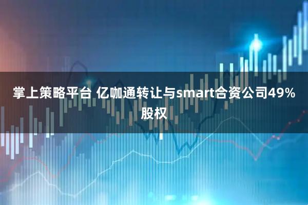 掌上策略平台 亿咖通转让与smart合资公司49%股权
